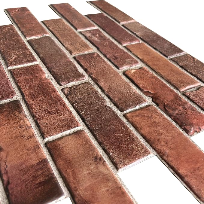 CONCORD WALLCOVERINGS ™ Retro-Art 3D Faux Brick Wall Panels - Image 7
