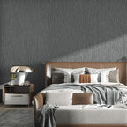 Haimin Grasscloth Wallpaper Textured 24in X 393in Fabric Contact Paper Gray - Image 2