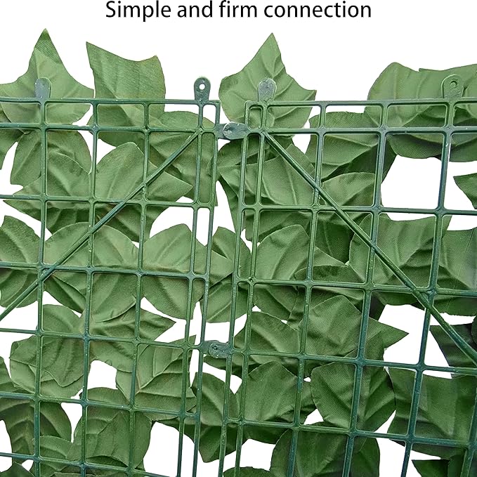 ODTORY Artificial Fence Privacy Screen: 4FT x 50FT UV-Anti Faux Greenery - Image 3