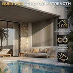 From Plain to Beautiful in Hours WPC Exterior Wall Slat Panels Waterproof - Image 5