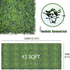 Artificial Ivy Privacy Fence Screen, Backyard Greenery Wall Backdrop Decor - Image 2