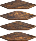 Fun Memories Corner Shelf Wall Mount, Floating Corner Shelves, Rustic Wood Wall by FunMemories