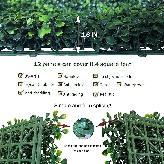 ODTORY Artificial Grass Wall Panel Backdrop - Image 3