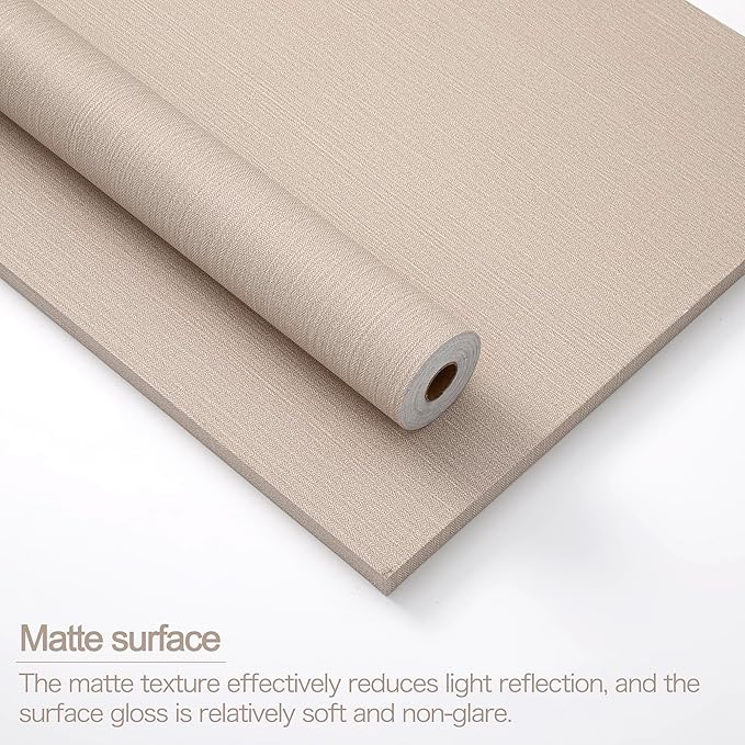 24in X 393in Grasscloth Peel and Stick Fabric Textured Contact Paper - Image 3