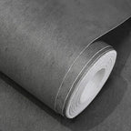 WADILE Black Gray Concrete Wallpaper 15.7 in * 354 in, Cement Contact Paper 3D by WADILE