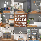 Avana Modern Acoustic Wood Wall Panels –93.2x11.25 Inch Panels – Fits 94x12 - Image 3