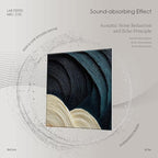 6 Pack Sound Absorbing Panels 72x48 Inch Decorative Acoustic Panels Acoustic - Image 3