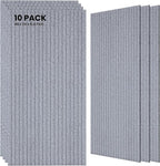 10 Pack Large Acoustic Panels, 47.2 x 23.6 x 0.35 Inch Sound Proof Foam Panels by TO-TH