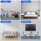 20 Pack Acoustic Panels with Self Adhesive, Soundproof Wall Panels, Brick Sound - Image 6