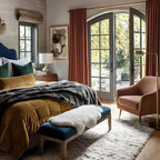 NICETOWN Rust Red Blackout Velvet Curtains by NICETOWN