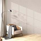 Gray Grasscloth Peel and Stick Wallpaper Renter Friendly Wall Covering Adhesive - Image 2
