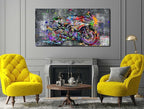 SIXTTART Banksy Motorcycles Wall-Art - Image 6