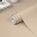 WADILE Grasscloth Peel and Stick Wallpaper 15.7in x 393.7in, Textured Contact by WADILE