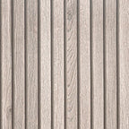 VEELIKE 15.7''x118'' Grey Wood Slats Wallpaper Peel and Stick Removable Wooden by VEELIKE
