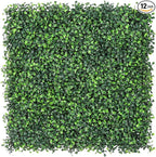 Sunnyglade 12 Pieces 20"x 20" Artificial Boxwood Panels Topiary Hedge Plant by Sunnyglade