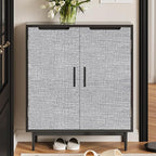 Grey Grasscloth Peel and Stick Wallpaper 17.3"x1200" Faux Linen Textured - Image 9