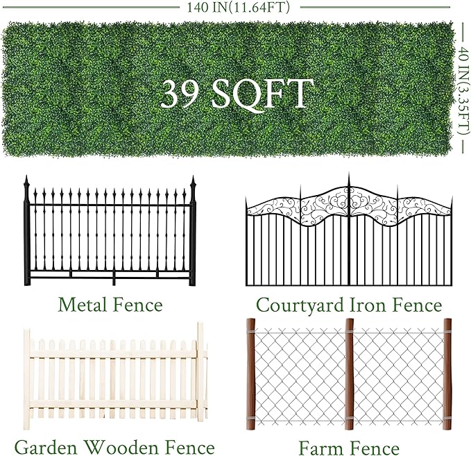 Artificial Ivy Privacy Fence Screen, Backyard and Decor - Image 2