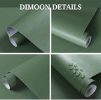 Dimoon 17.3''x78.7'' Peel and Stick Wallpaper Green Contact Paper - Image 2