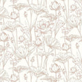 Timeet Floral Peel and Stick Wallpaper White and Pink Vintage Contact Paper 16" by Timeet