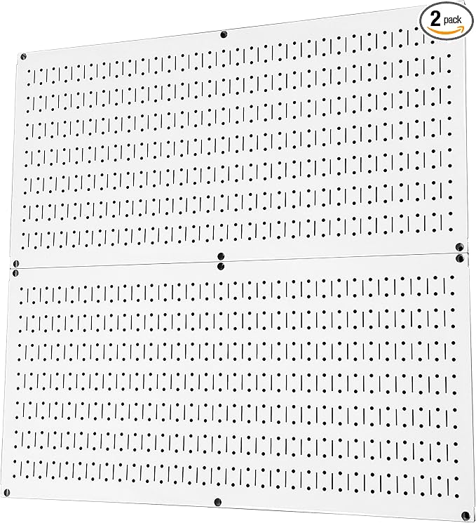 Pegboard Rack Wall Control Home & Garage Tool Storage & Organization White by Wall+Control
