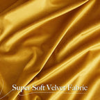 NICETOWN Yellowish Gold Velvet Curtains 84 inches Long - Image 4
