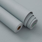 Haimin Fabric Wallpaper Textured Contact Paper Peel and Stick Faux Linen Wall - Image 8