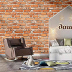 Faux Brick Peel and Stick Wallpaper 17.7" x 197" Contact Paper - Image 2