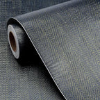 FunStick 24"x394" Removable Gold Dark Blue Textured Wallpaper Peel and Stick - Image 7