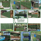 ODTORY Artificial Ivy Privacy Fence Wall Screen, 60X120 in UV-Anti Faux - Image 5