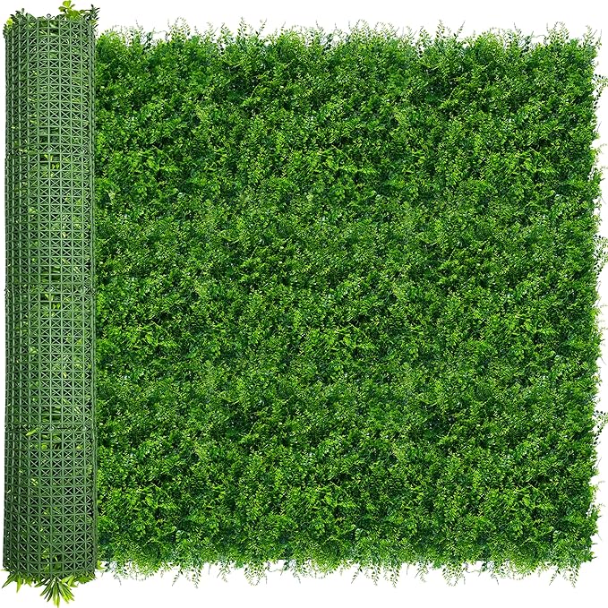 ODTORY Artificial Plants Hedge Wall Panels：60x120 Inch UV-Anti Greenery Boxwood by ODTORYHOME