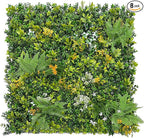 ODTORY Artificial Boxwood Hedges Panels: 20"x20" 8P UV-Anti Faux Greennery by ODTORYHOME