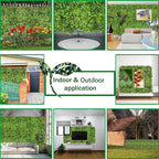 ODTORY Artificial Plant Wall Roll: 60 X 120 in UV-Anti Ivy Privacy Fence Screen - Image 5