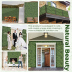 Artificial Boxwood Backdrop Roll: 72"x144" UV-Anti Greenery Faux Grass Hedge - Image 6