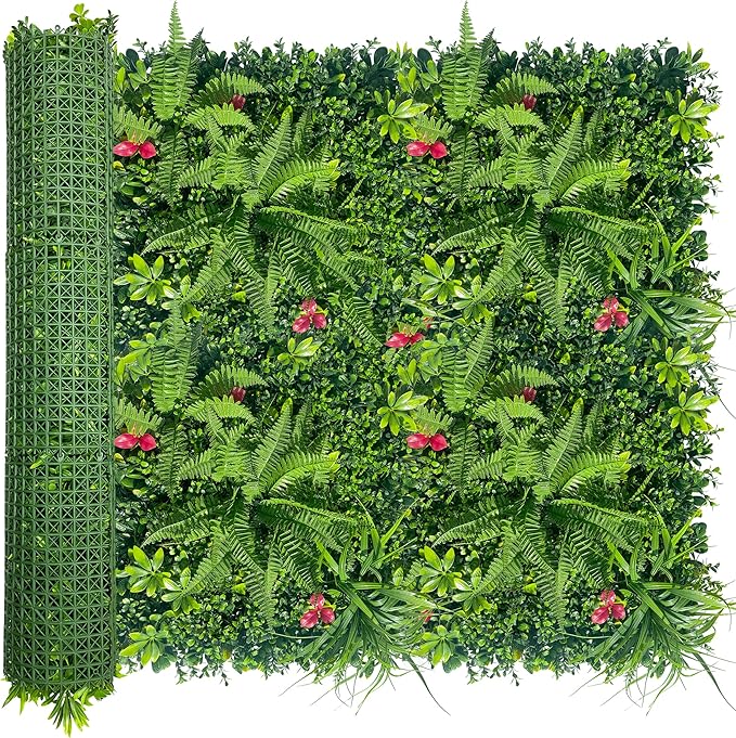 ODTORY Artificial Grass Wall Backdrop Panels Roll: 40X120 in UV-Anti Greenery by ODTORYHOME