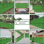 ODTORY Artificial Ivy Fence Privacy Screen, 60 x 120 Inch UV-Anti Artificial - Image 5