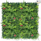 ODTORY Artificial Grass Wall Backdrop Panels: 40×40 in UV-Anti Greenery Boxwood by ODTORYHOME
