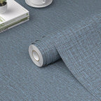 WADILE Grasscloth Peel and Stick Wallpaper 23.6in x 472in, Textured Contact by WADILE