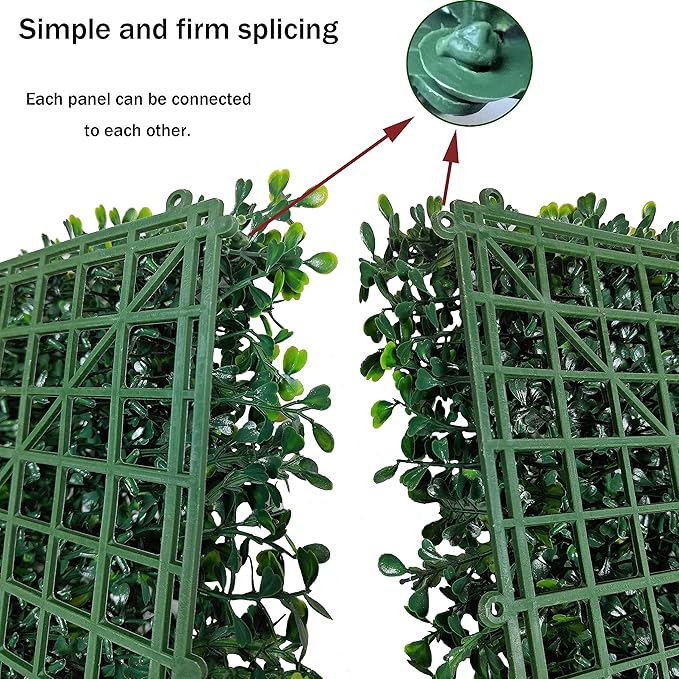 ODTORY Artificial Ivy Privacy Fence Wall Screen: 72 X144 in UV-Anti Faux - Image 4