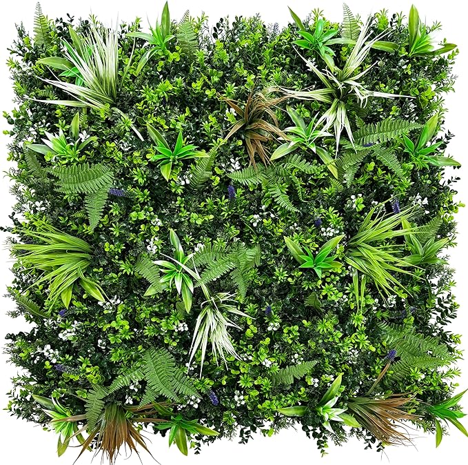 ODTORY Artificial Boxwood Topiary Hedges Panels, Backyard Indoor Outdoor Green by ODTORYHOME