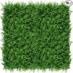 ODTORY Artificial Plants Hedge Wall Panels：20x20 Inch 16P UV-Anti Greenery by ODTORYHOME
