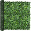 Artificial Green Boxwood Grass Wall Roll: 72"x144" UV Protected Ivy Privacy by DOPGIB