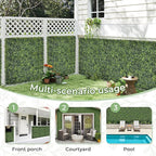 Artificial Boxwood Backdrop Roll: 72"x144" UV-Anti Greenery Faux Grass Hedge - Image 5