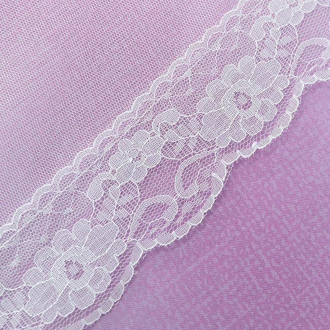 XiDi Curtains for Bedroom Decor, Rainbow Pink Purple/34/96 - Image 6