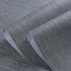 Haimin Grasscloth Wallpaper Textured 24in X 393in Fabric Contact Paper Gray - Image 8