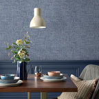 Grasscloth Peel and Stick Wallpaper Denim Blue Contact Paper 15.7inch x - Image 9