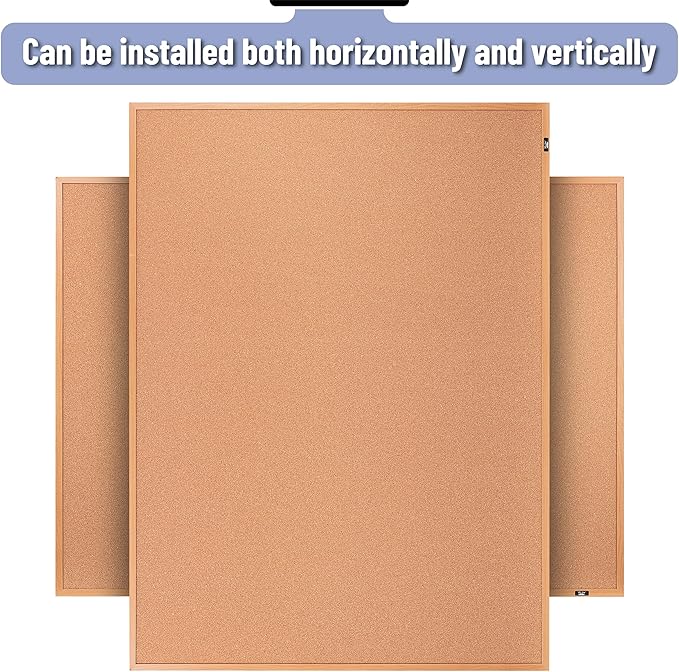 Mr. Pen- Cork Notice Board, 48 X 36 Inches, Cork Bulletin Board - Image 7