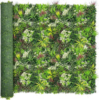 ODTORY Artificial Plant Wall Panels: 80"×120" UV-Anti Faux Grass Wall Backdrop by ODTORYHOME
